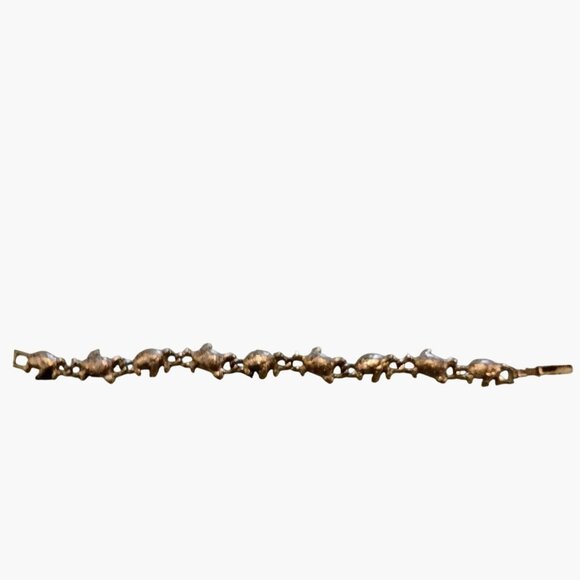 Sea Turtle Bracelet Silver Tone Metal 7 Inch - Picture 5 of 6